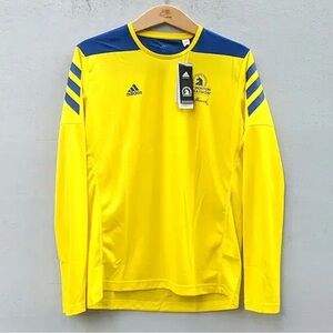 Adidas Men's Long Sleeve Tee Boston marathon 125 collective nwt